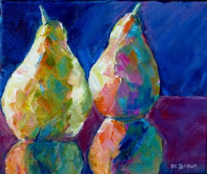 Pear Reflections, 8 x 10, 95.00