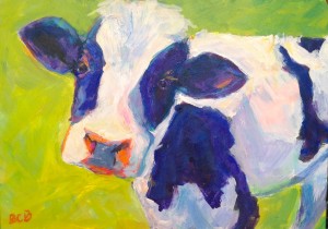 sweet cow painting