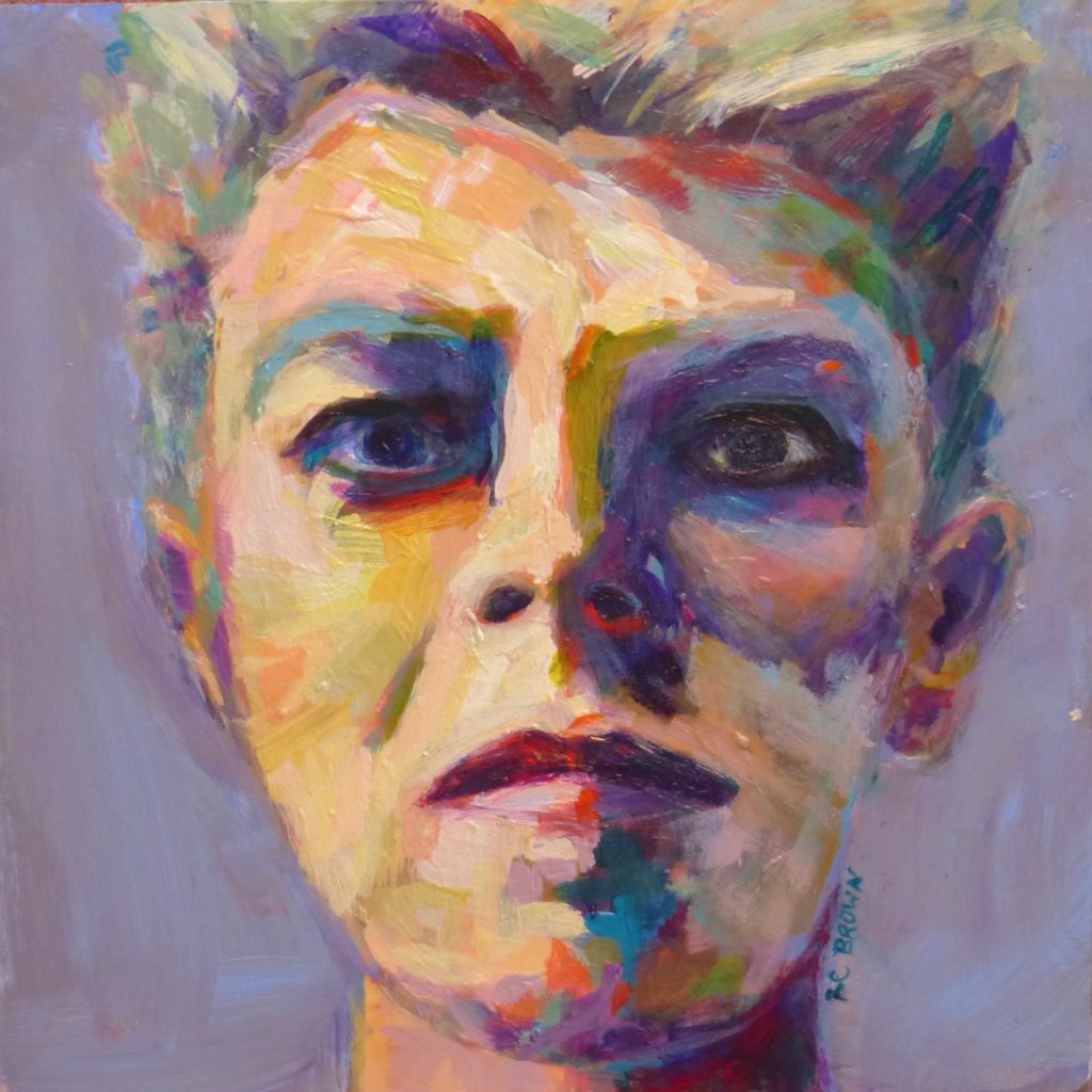David Bowie painting, art
