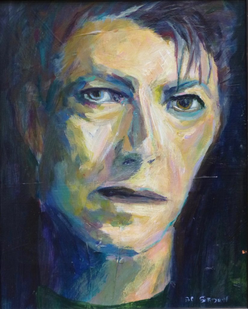 David Bowie Blue 8 x 10 SOLD