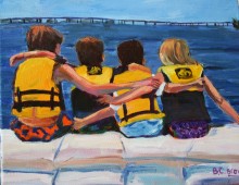 Commissioned Painting of Grandchildren